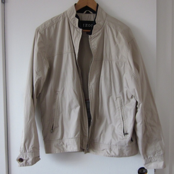IZOD - Beige Jacket - Picture 1 of 5